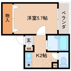 近鉄奈良駅 バス9分  萩ヶ丘町下車：停歩1分 3階の物件間取画像